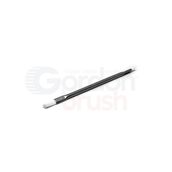 Gordon Brush 1/2", 1/4" Flat, Tapered Double-End Applicator Brush, Nylon Bristle, 12 PK 1005S9G-12